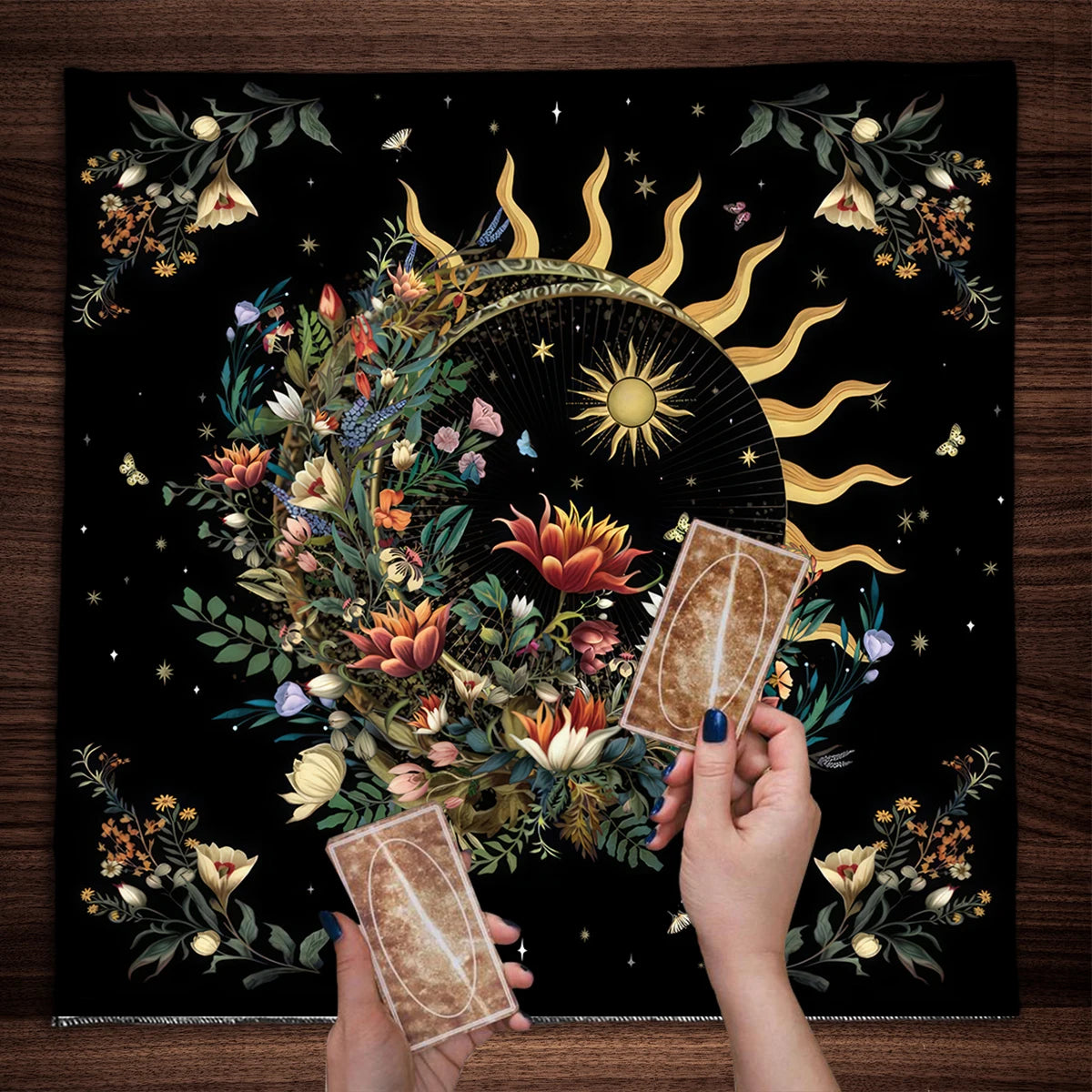 3-Card Spread Tarot Reading Cloth
