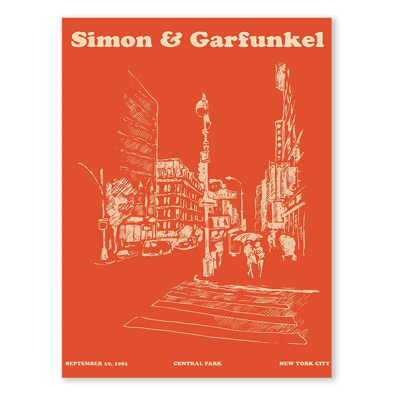 Vintage Band Posters