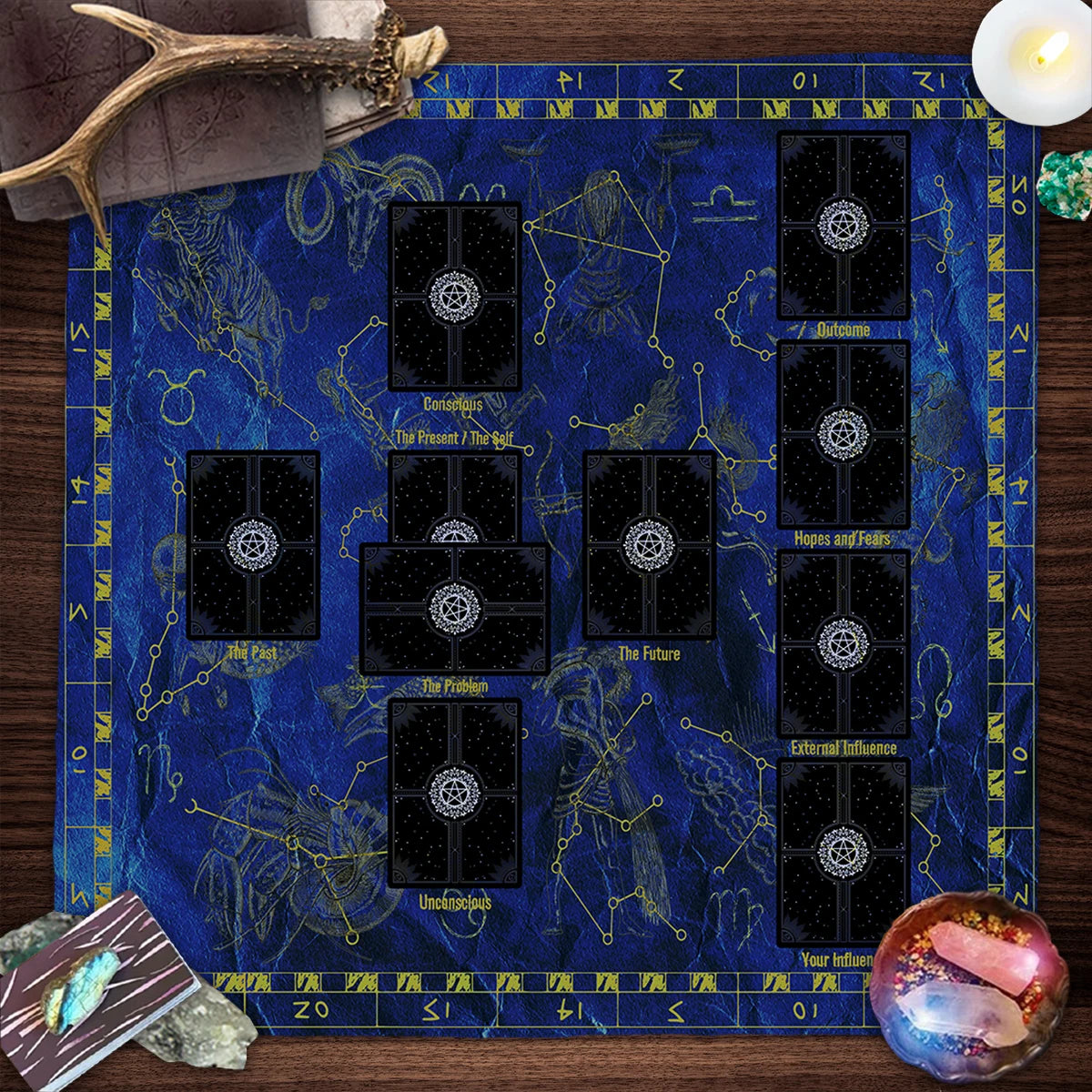 Celtic Cross - Tarot Layout Cloth