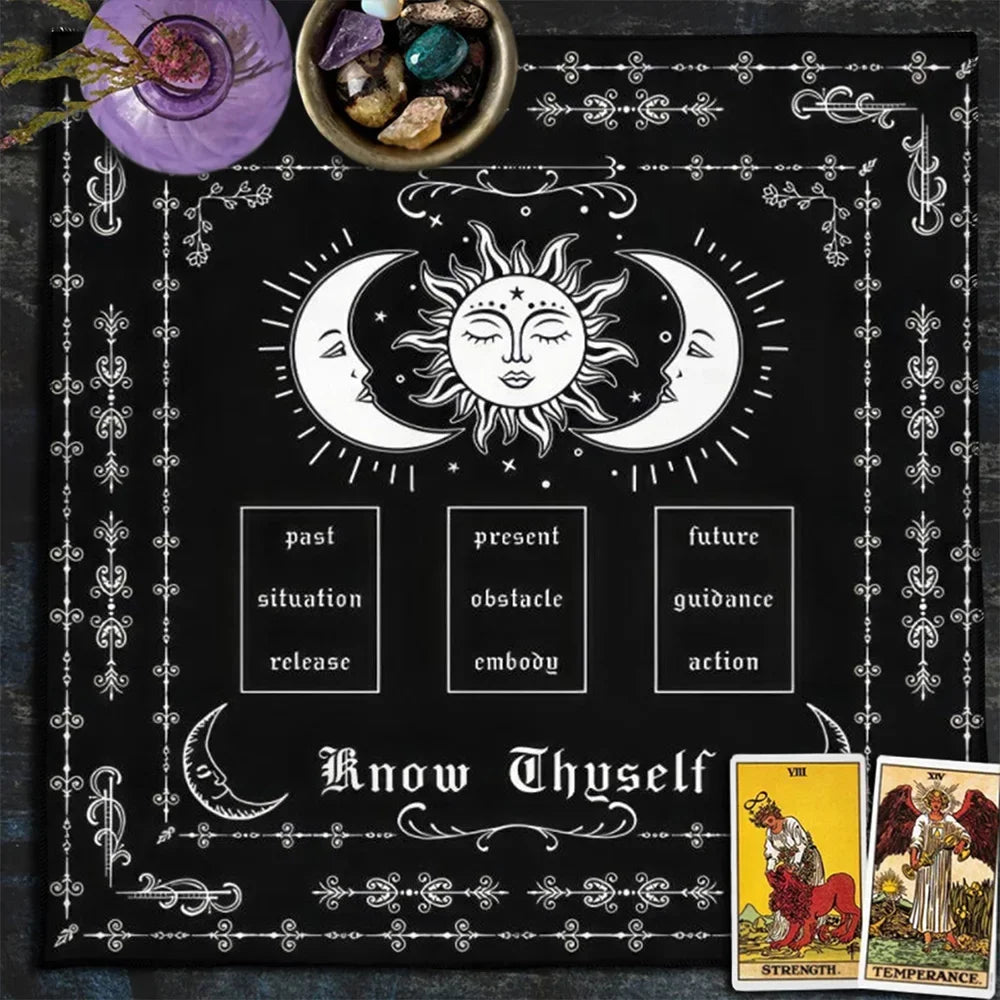 3-Card Spread Tarot Reading Cloth