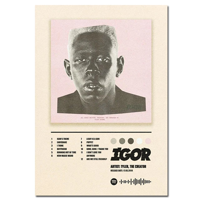 Music Album Cover - Art Prints