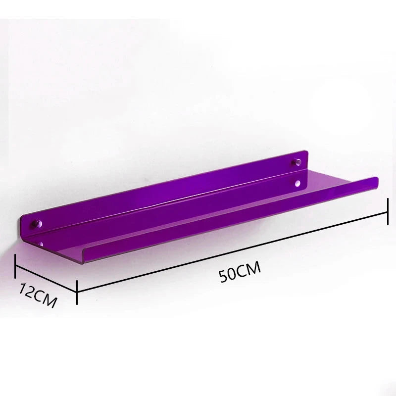 Acrylic Floating Bookshelves - VibeSync.Store