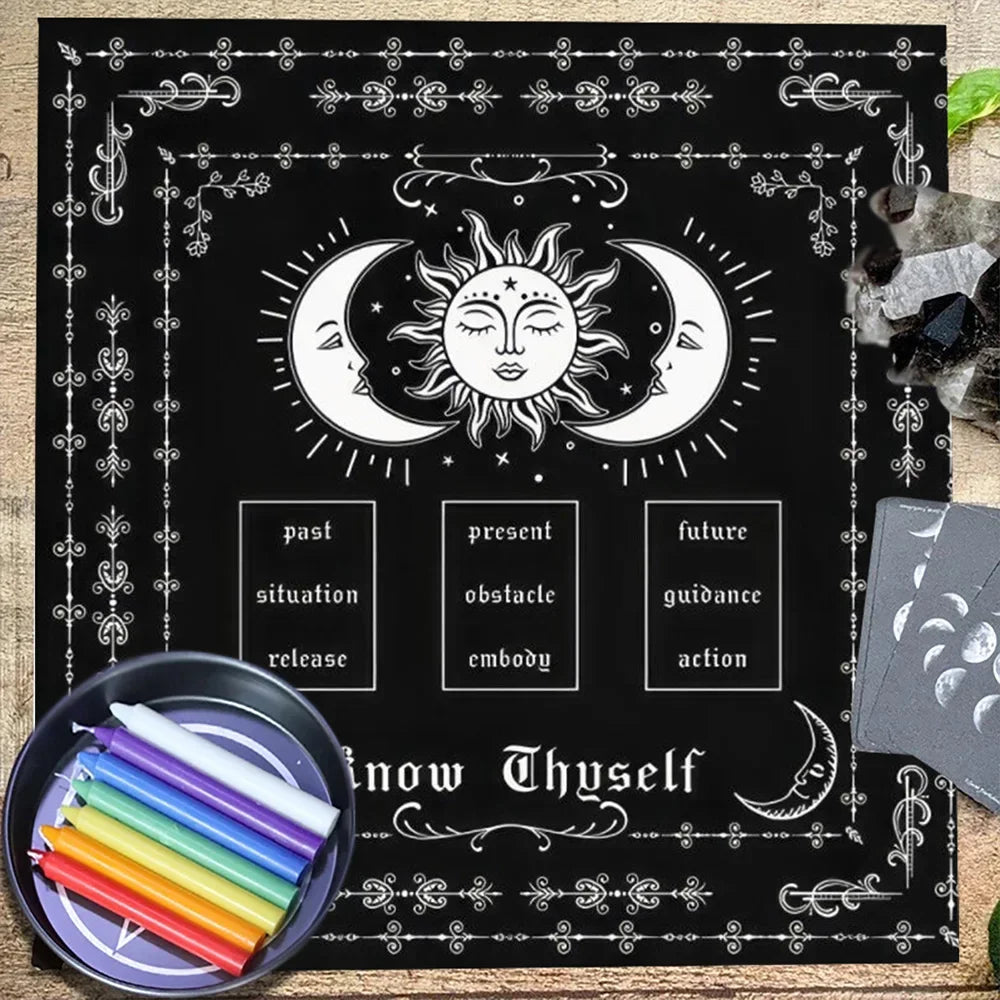 3-Card Spread Tarot Reading Cloth