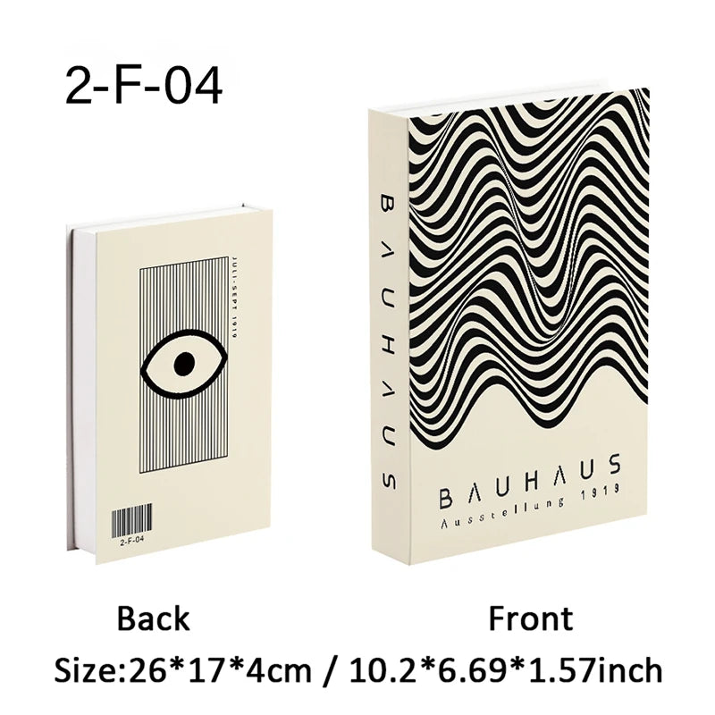 Bauhaus Decorative Hollow Books - Store anything inside a Secret book