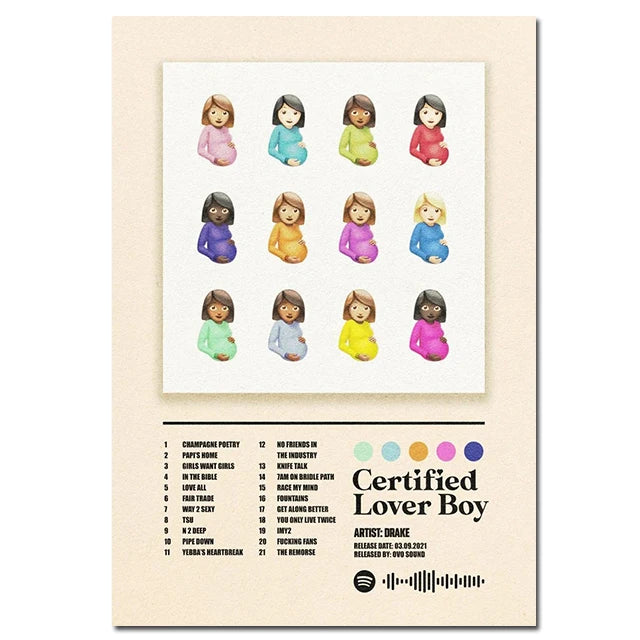 Music Album Cover - Art Prints