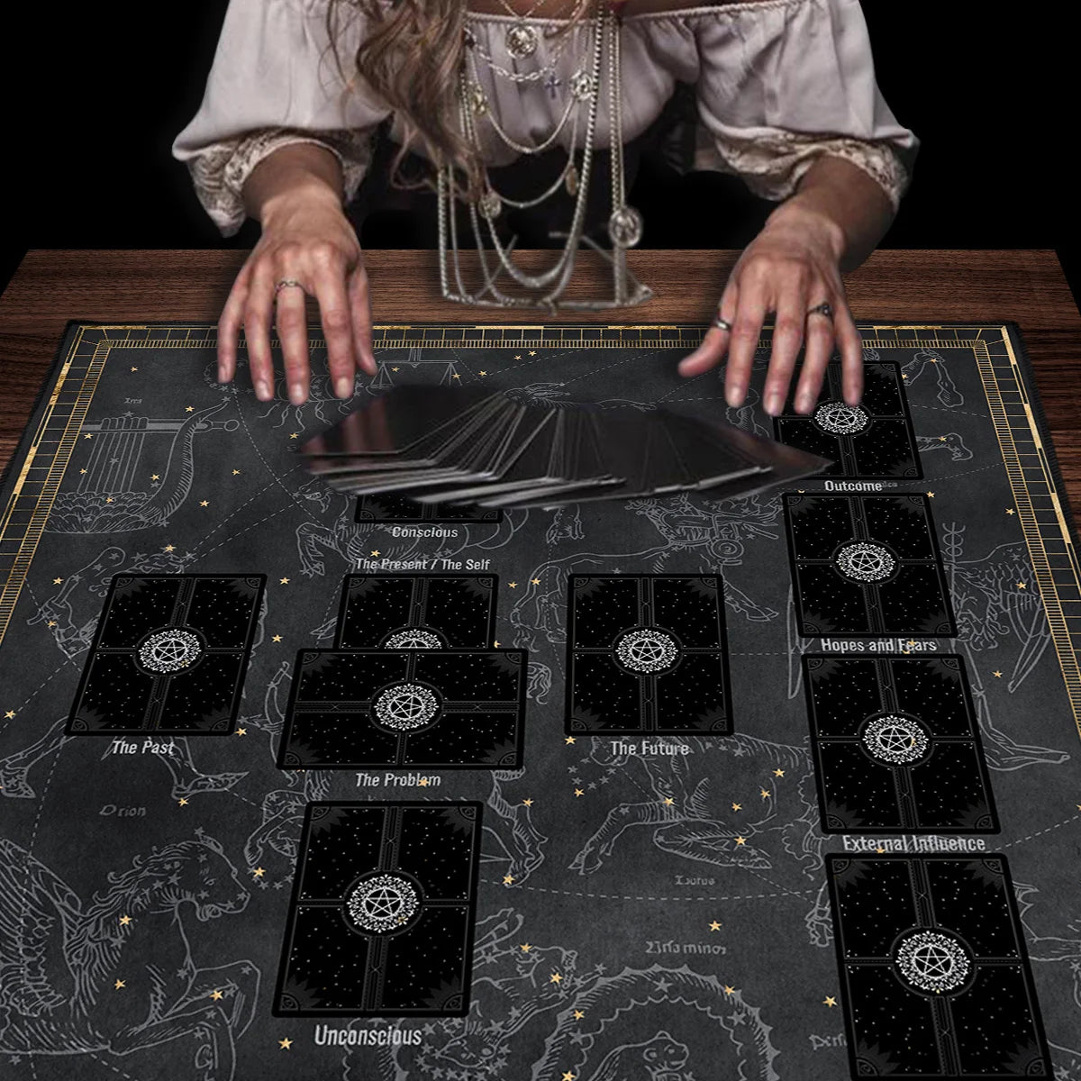 Celtic Cross - Tarot Layout Cloth