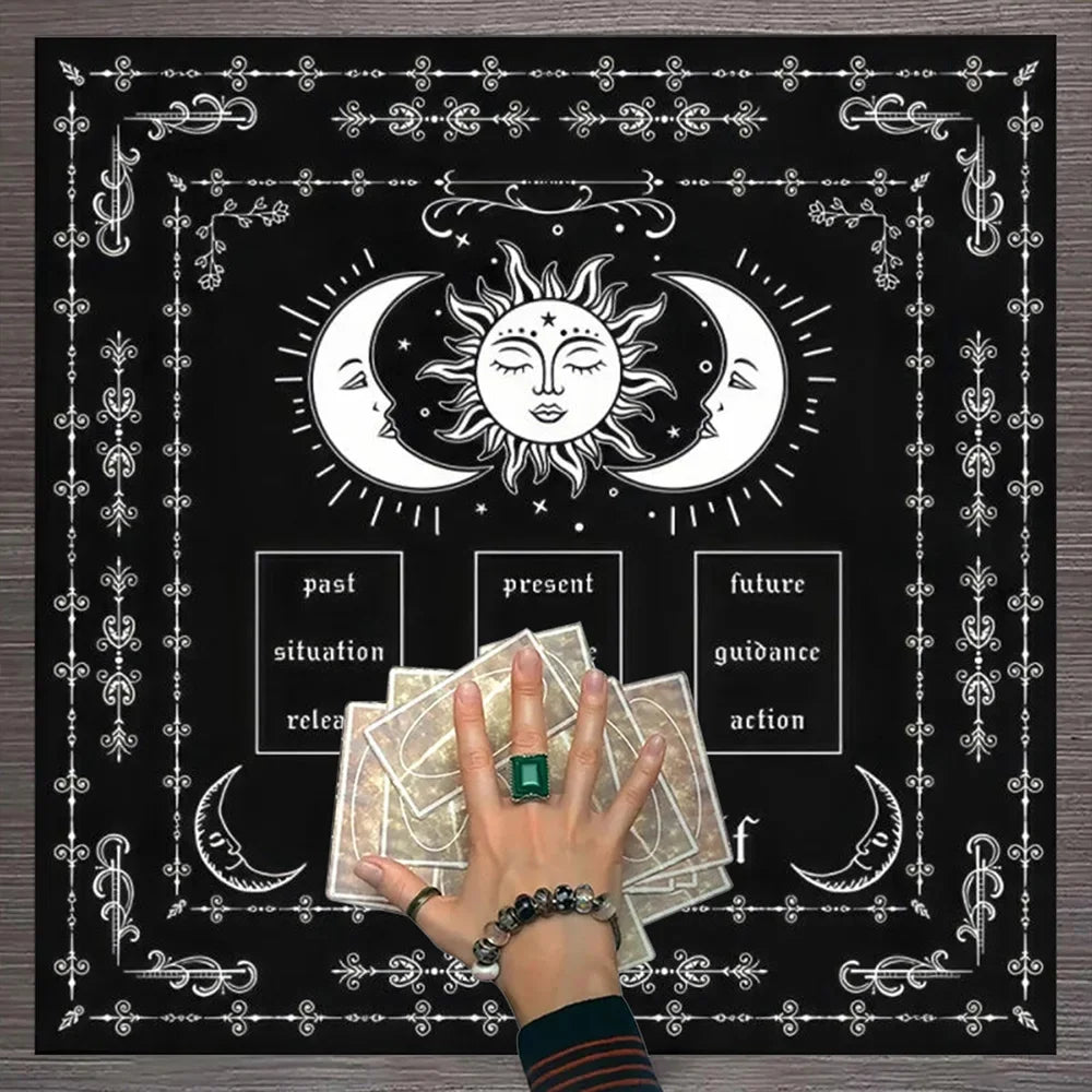 3-Card Spread Tarot Reading Cloth