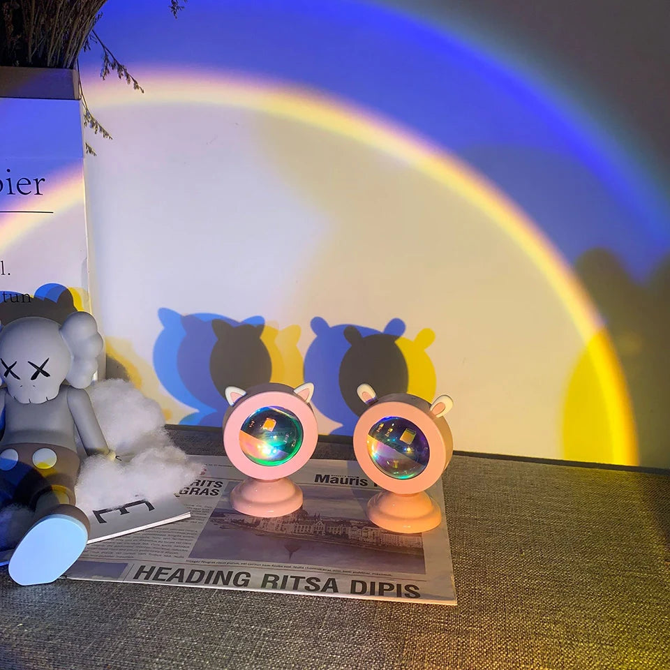 Mini Animal Sunset Lamp – Light Your Space with a Little Magic