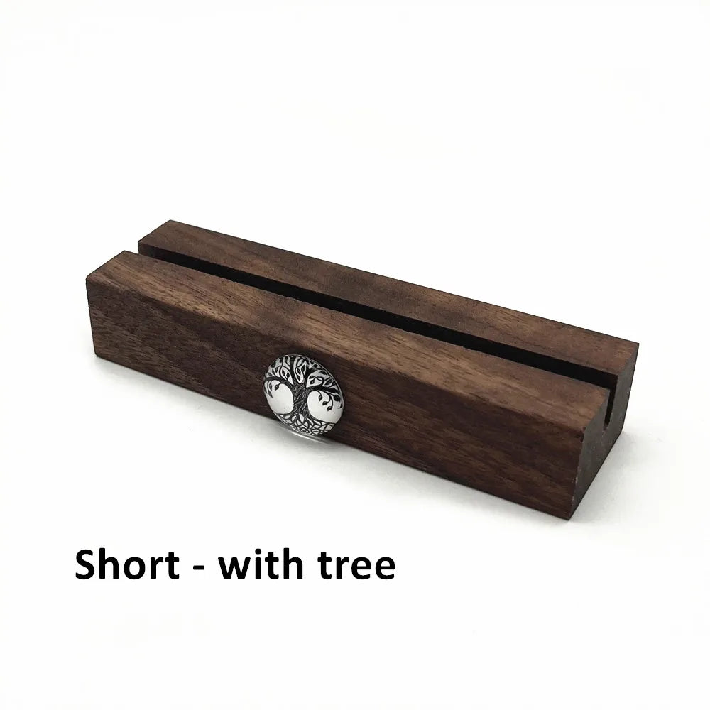 Walnut Wood Tarot Card Stand