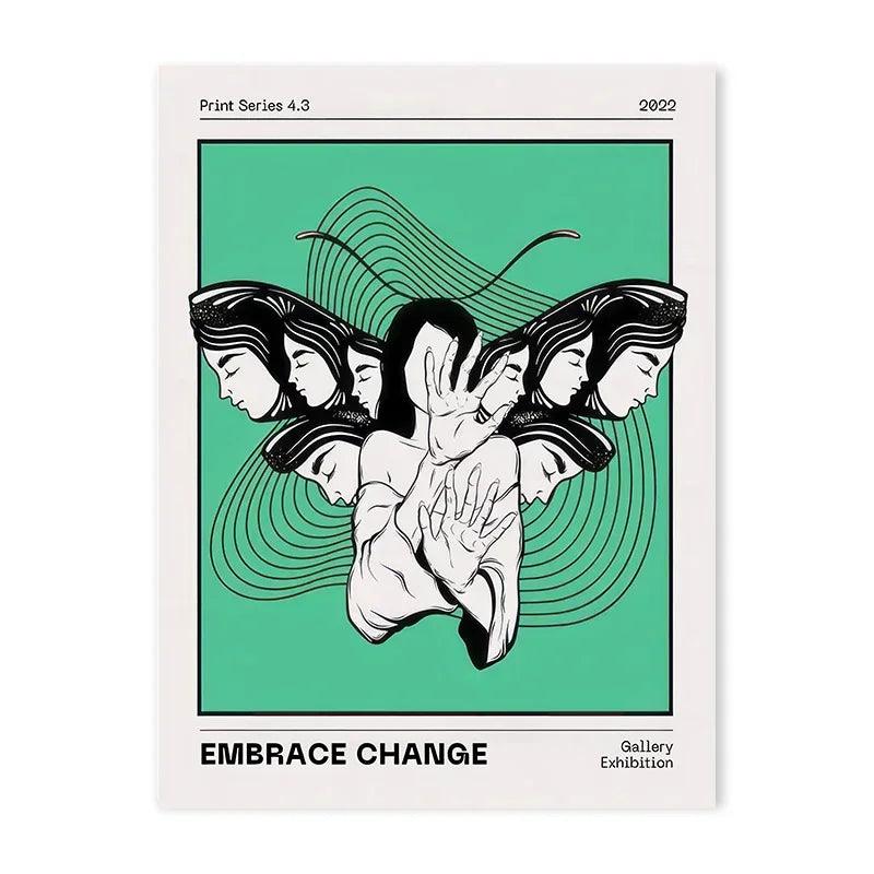 Abstract Nordic Minimalist Canvas Posters - VibeSync.Store