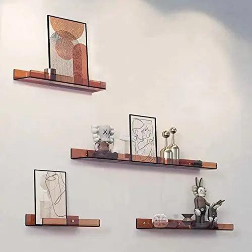 Acrylic Floating Bookshelves - VibeSync.Store