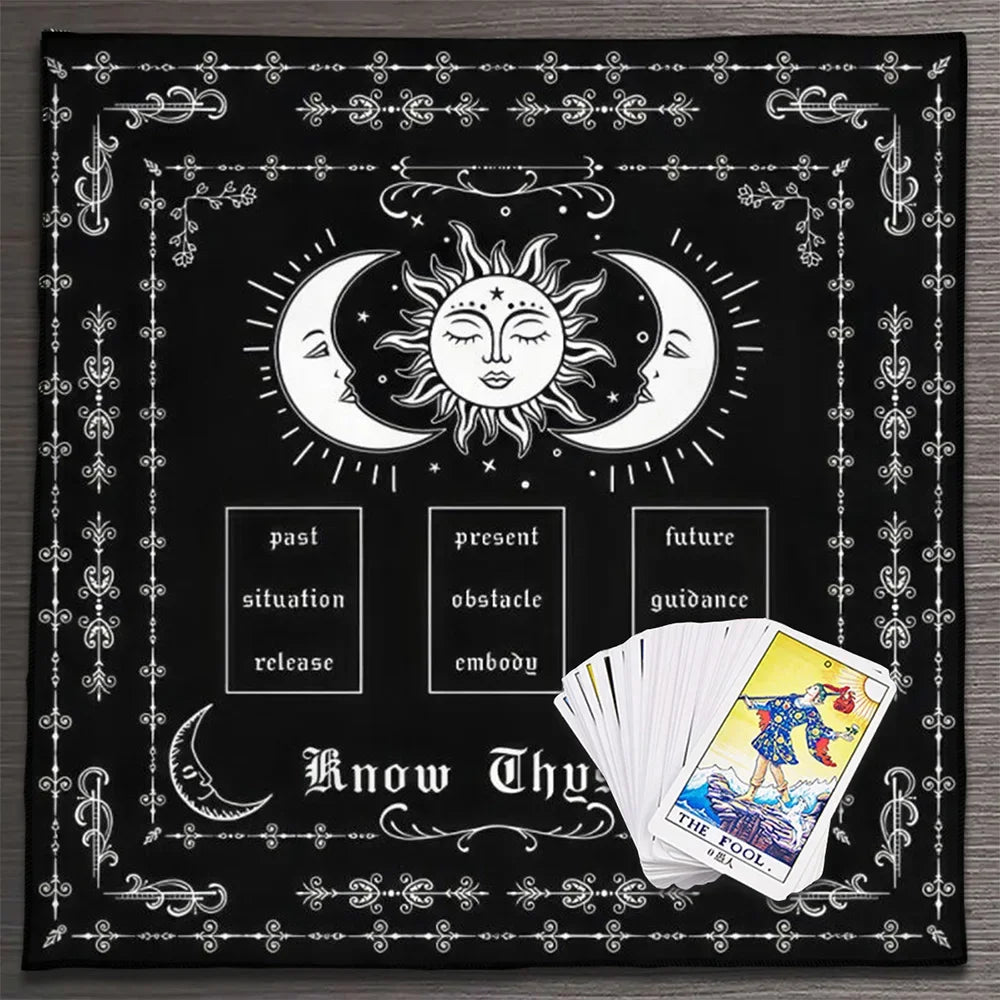 3-Card Spread Tarot Reading Cloth