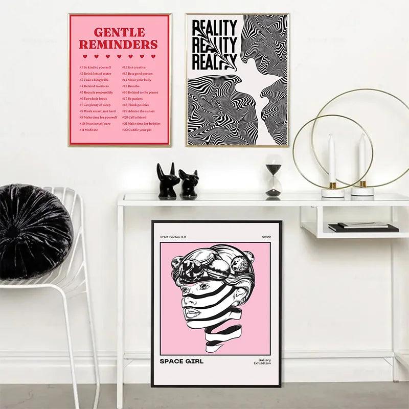 Abstract Nordic Minimalist Canvas Posters - VibeSync.Store
