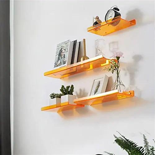 Acrylic Floating Bookshelves - VibeSync.Store