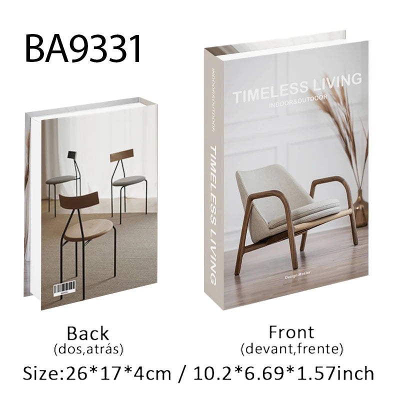 Bauhaus Decorative Hollow Books - Store anything inside a Secret book