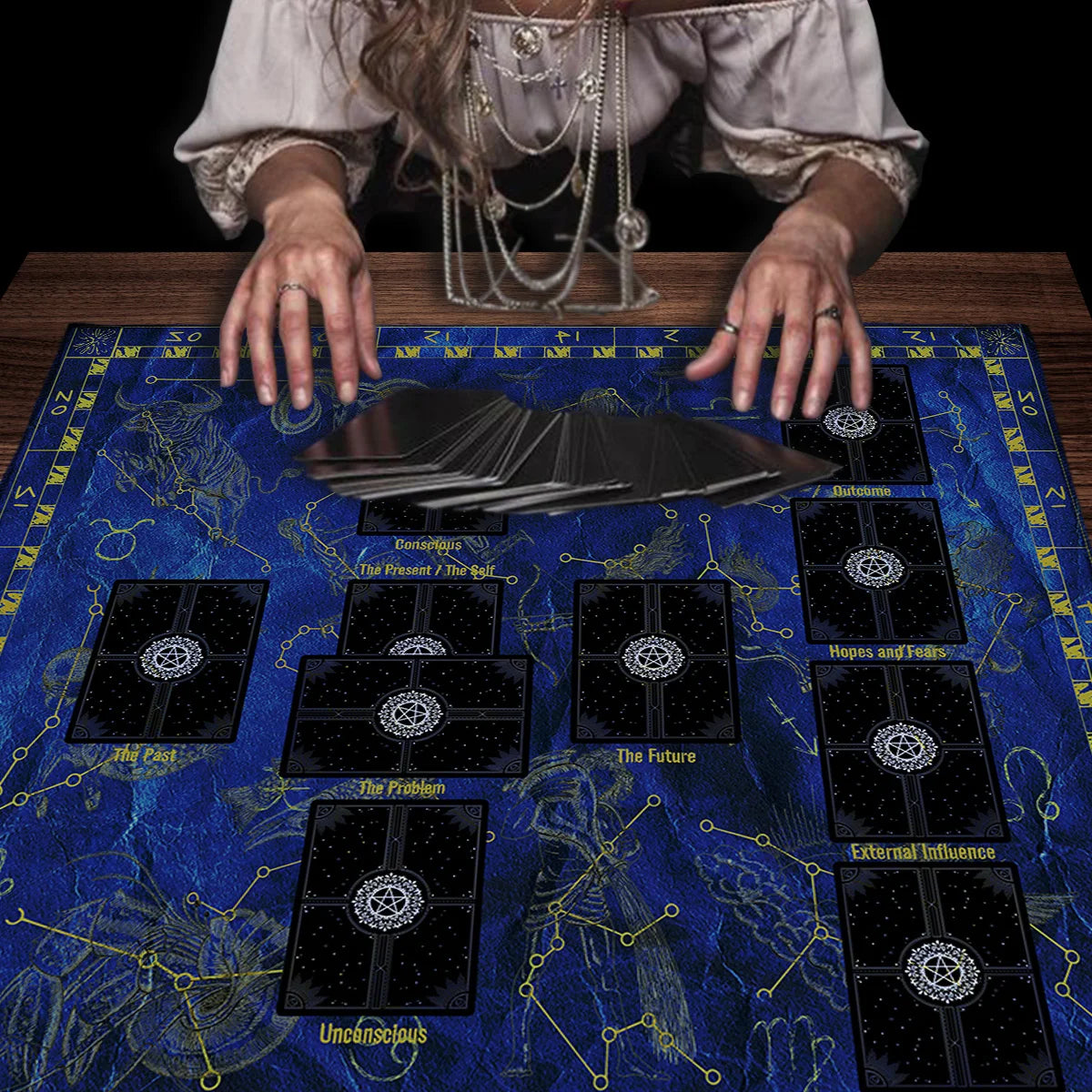 Celtic Cross - Tarot Layout Cloth
