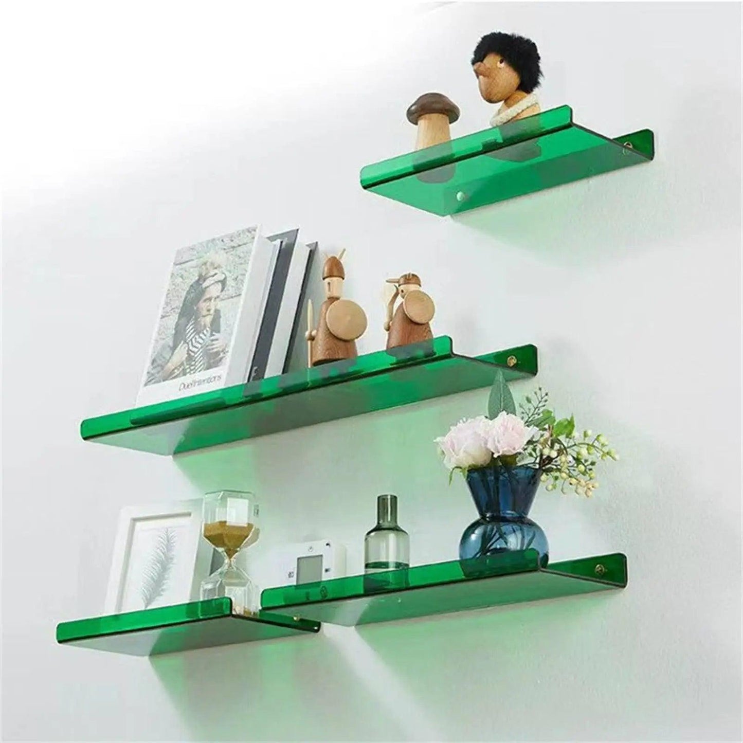 Acrylic Floating Bookshelves - VibeSync.Store