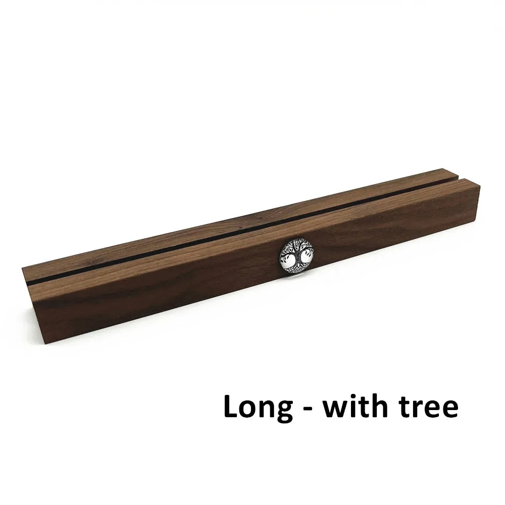 Walnut Wood Tarot Card Stand