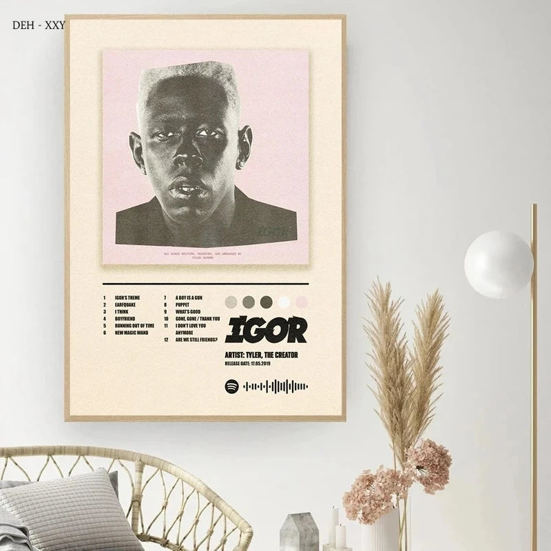 Music Album Cover - Art Prints