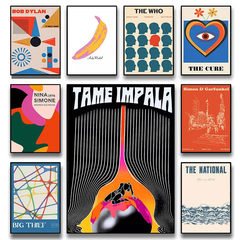 Vintage Band Posters
