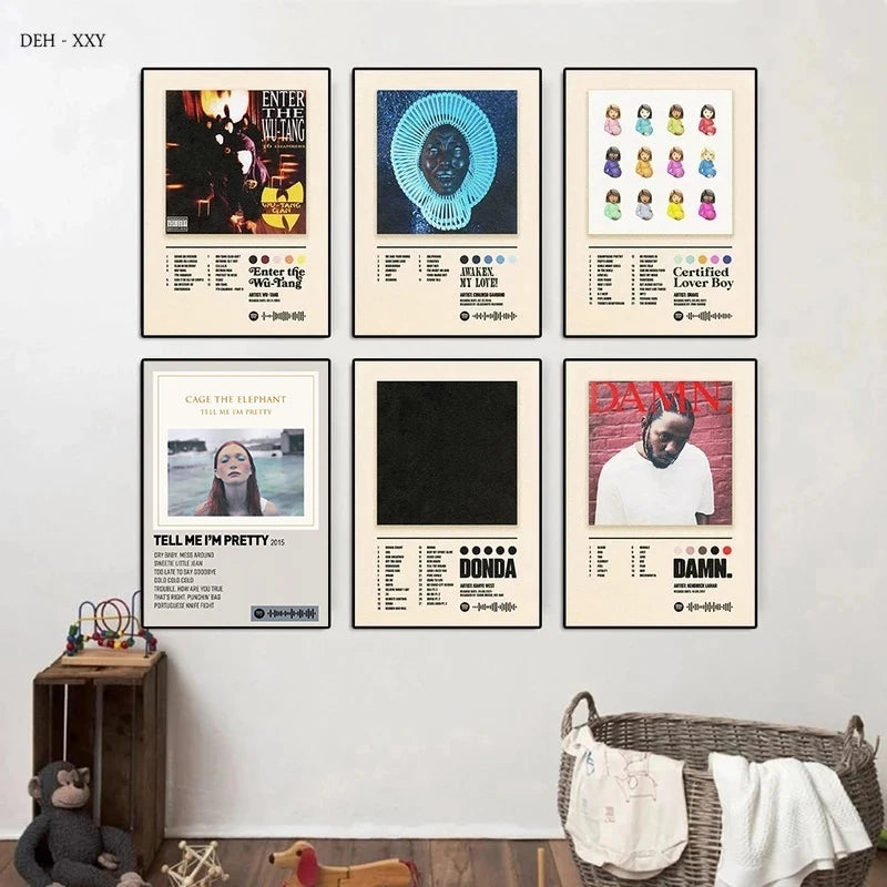 Music Album Cover - Art Prints