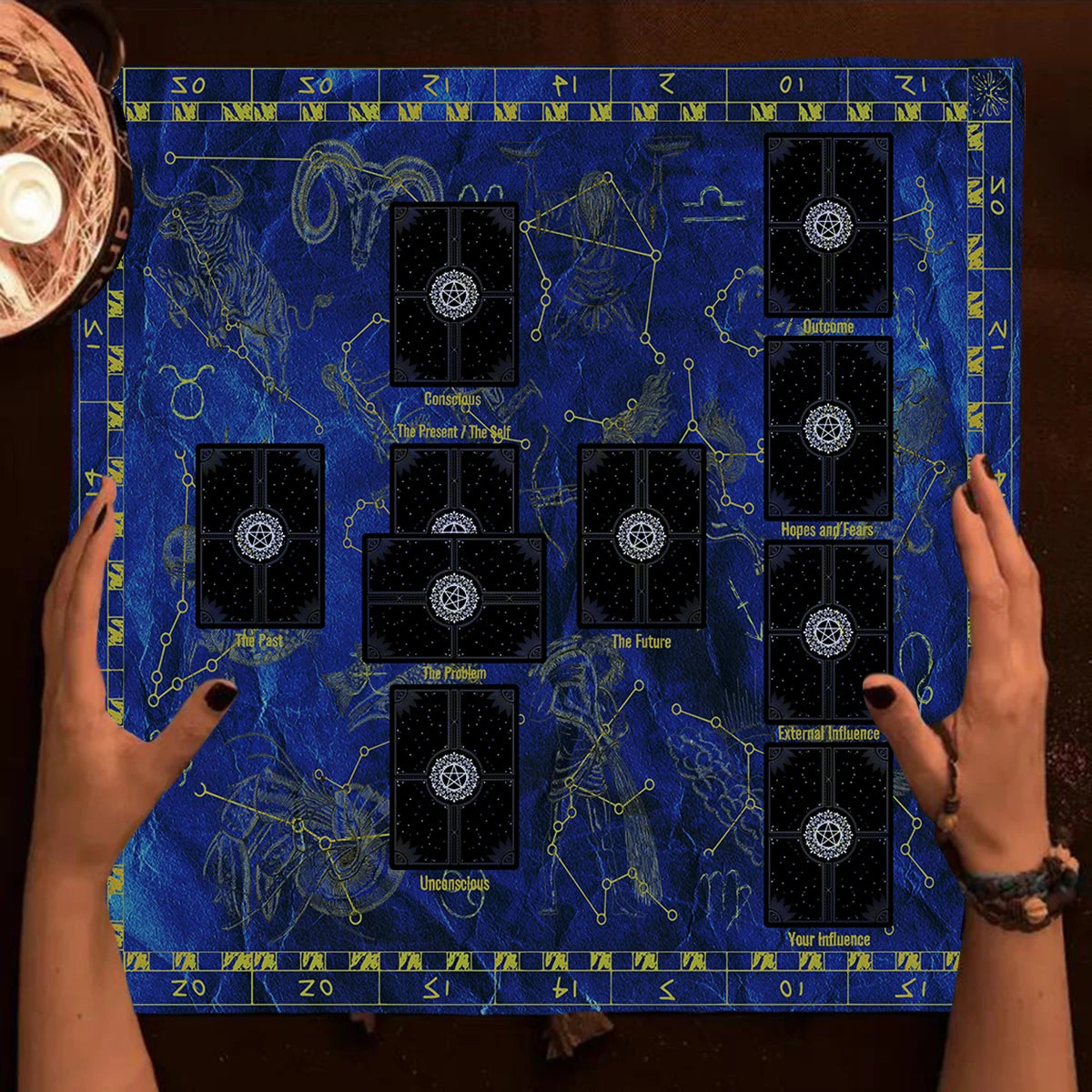 Celtic Cross - Tarot Layout Cloth