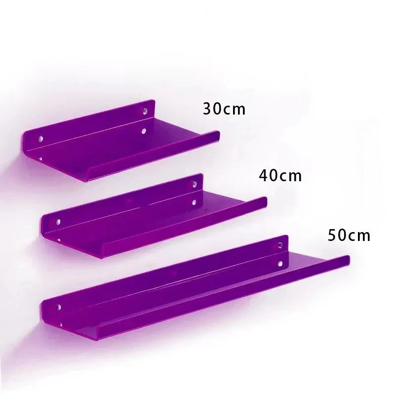 Acrylic Floating Bookshelves - VibeSync.Store