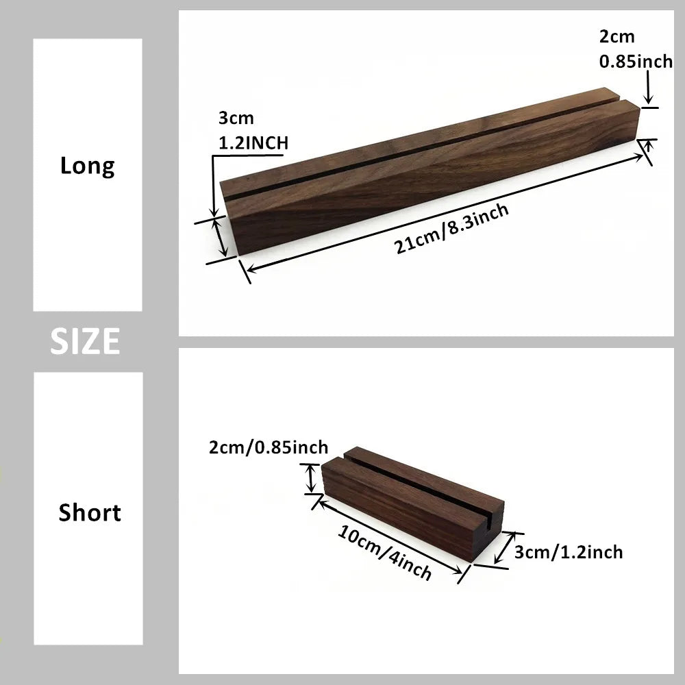 Walnut Wood Tarot Card Stand