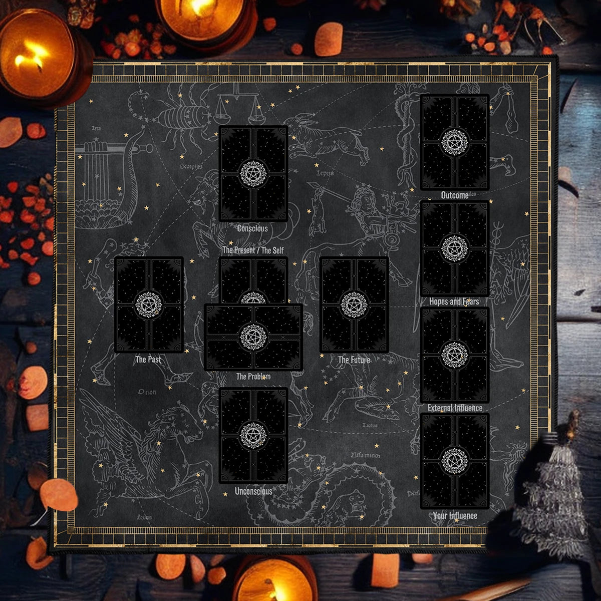 Celtic Cross - Tarot Layout Cloth