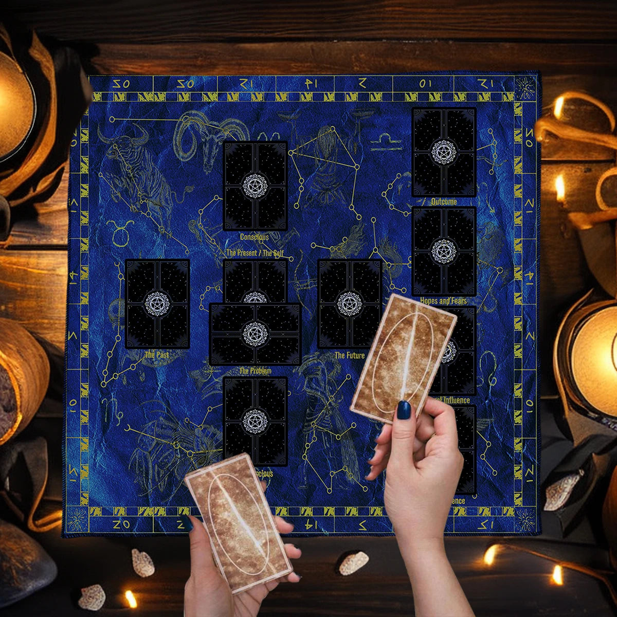 Celtic Cross - Tarot Layout Cloth
