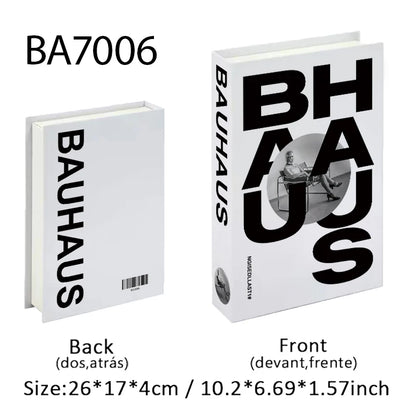 Bauhaus Decorative Hollow Books - Store anything inside a Secret book