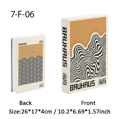 Bauhaus Decorative Hollow Books - Store anything inside a Secret book