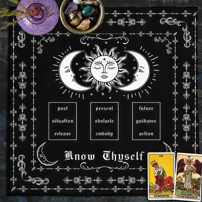 3-Card Spread Tarot Reading Cloth