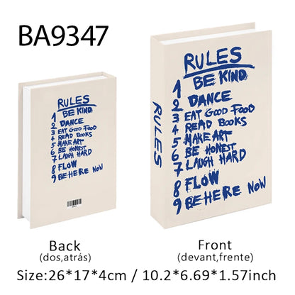 Bauhaus Decorative Hollow Books - Store anything inside a Secret book