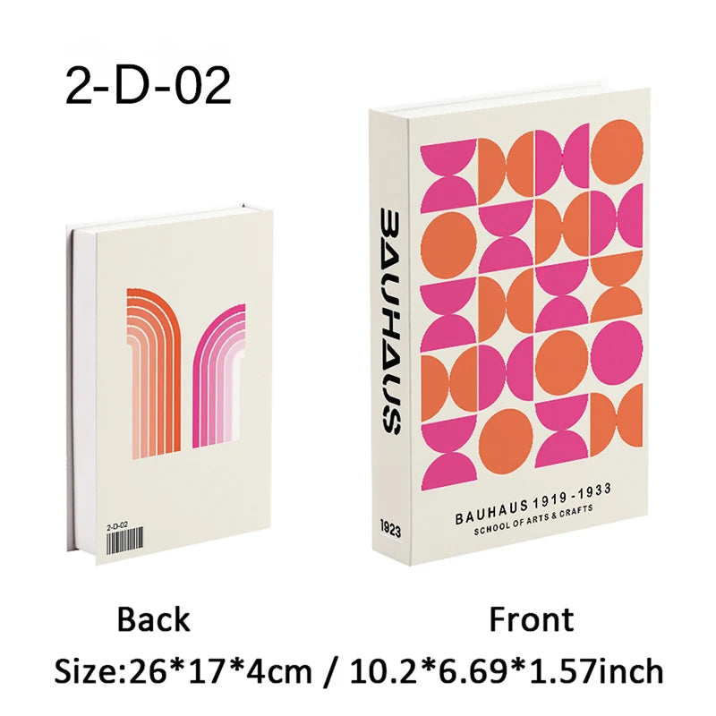 Bauhaus Decorative Hollow Books - Store anything inside a Secret book