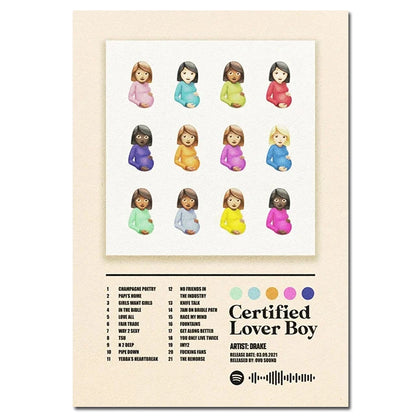 Music Album Cover - Art Prints