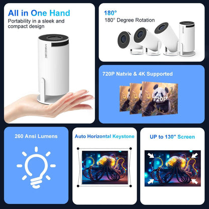 Magicube - Portable Projector - VibeSync.Store