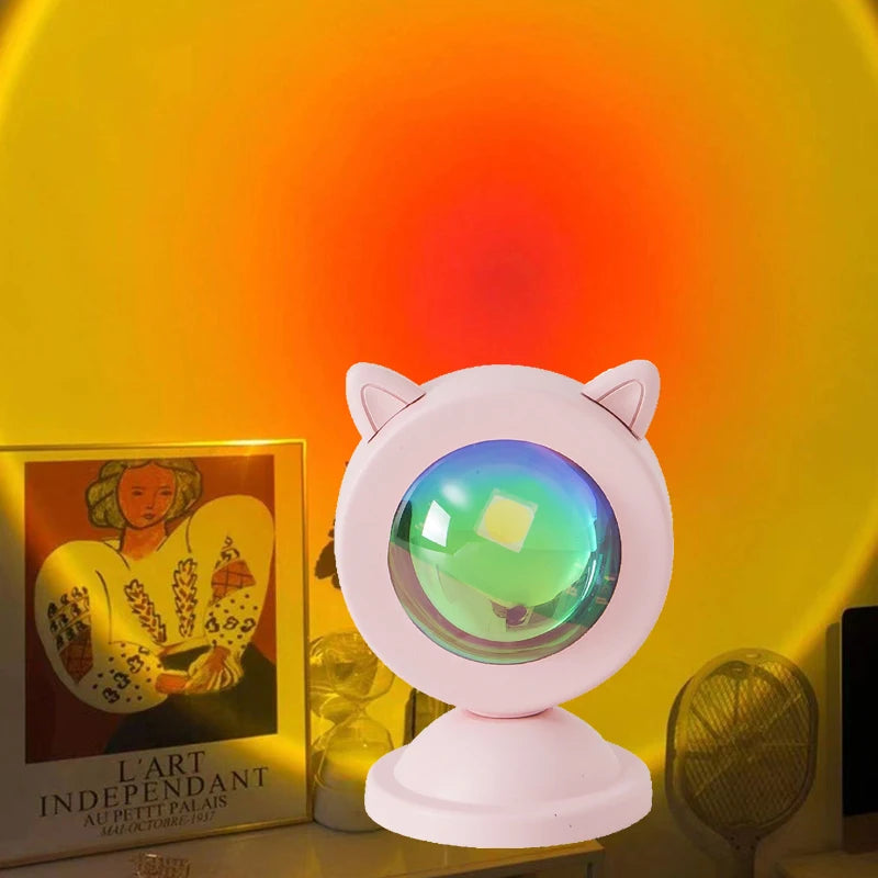 Mini Animal Sunset Lamp – Light Your Space with a Little Magic