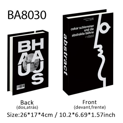 Bauhaus Decorative Hollow Books - Store anything inside a Secret book