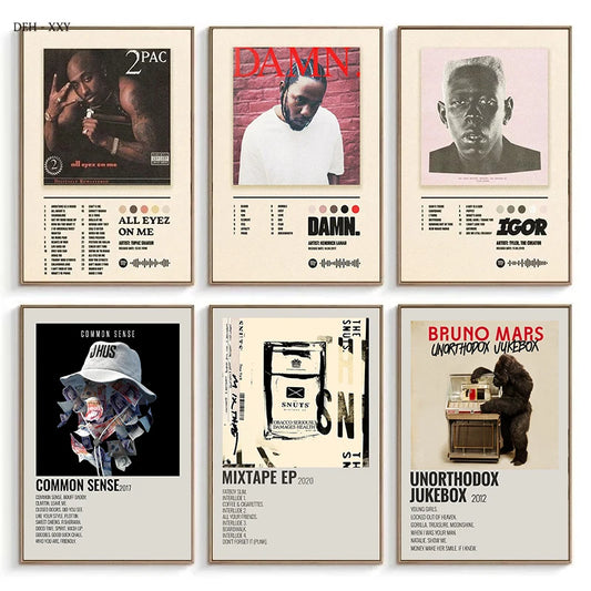 Music Album Cover - Art Prints