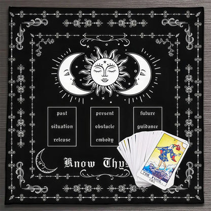 3-Card Spread Tarot Reading Cloth