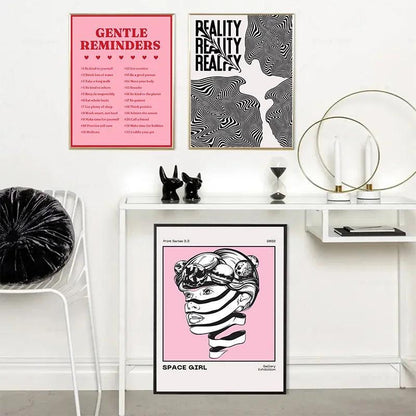 Abstract Nordic Minimalist Canvas Posters - VibeSync.Store