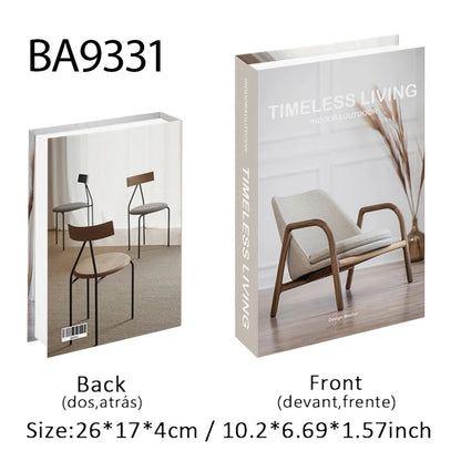 Bauhaus Decorative Hollow Books - Store anything inside a Secret book