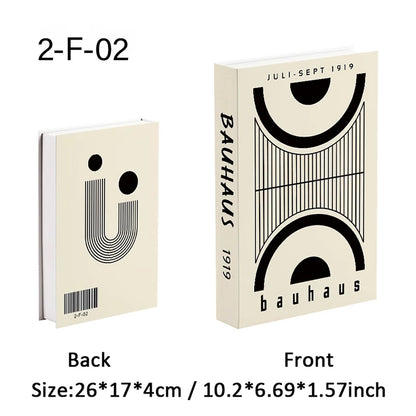 Bauhaus Decorative Hollow Books - Store anything inside a Secret book