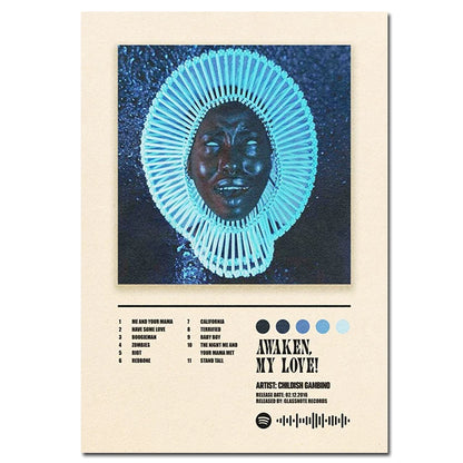 Music Album Cover - Art Prints