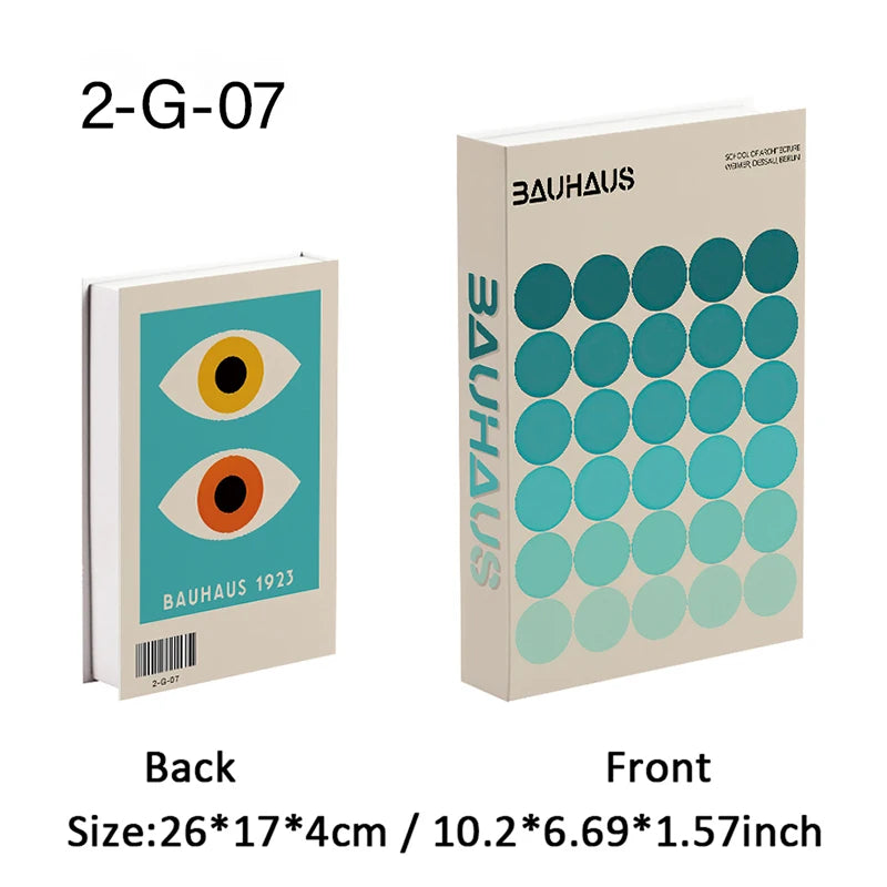 Bauhaus Decorative Hollow Books - Store anything inside a Secret book