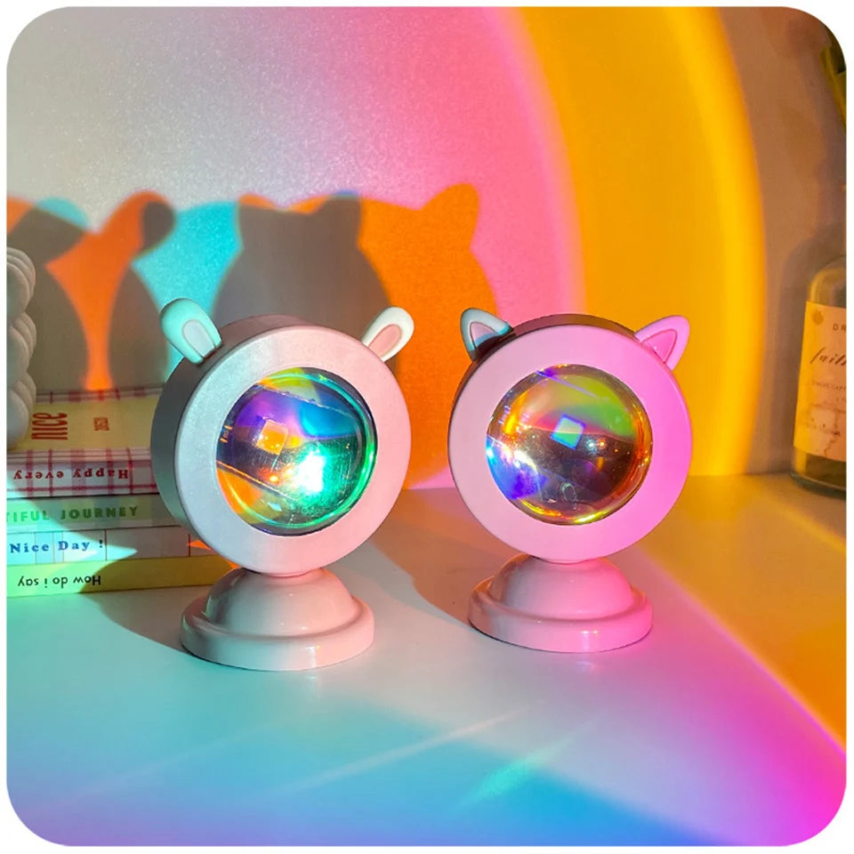 Mini Animal Sunset Lamp – Light Your Space with a Little Magic