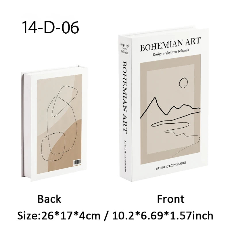 Bauhaus Decorative Hollow Books - Store anything inside a Secret book