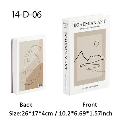 Bauhaus Decorative Hollow Books - Store anything inside a Secret book