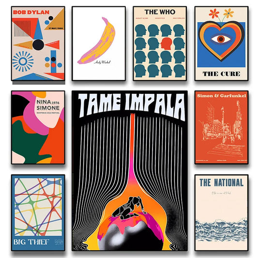 Vintage Band Posters